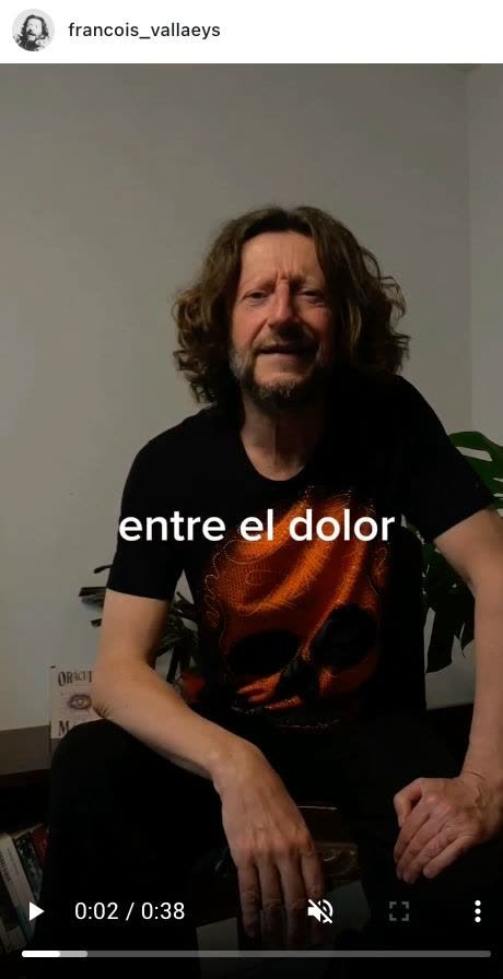 Video de François: entre el dolor